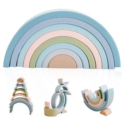 Jouet en Bois - RainbowBridge™ - Bleu - Mini mordille