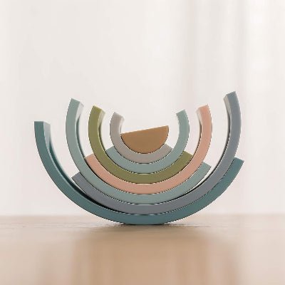 Jouet en Bois - RainbowBridge™ - Bleu - Mini mordille