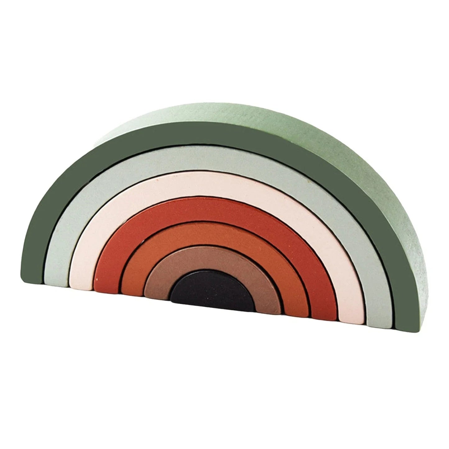 Jouet en Bois - RainbowBridge™ - Vert Marron - Mini mordille