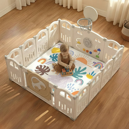 Tapis d'éveil | Confort multicolore