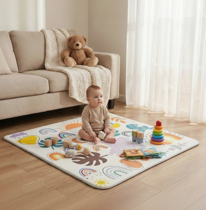 Tapis d'éveil | Confort multicolore